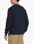 Farah Edwards Organic Cotton Crew Neck Jumper, True Navy