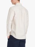 Farah Brewer Long Sleeve Organic Cotton Stripe Shirt, Moss Green