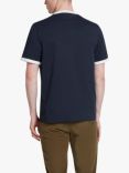 Farah Groves Ringer Short Sleeve T-Shirt, True Navy