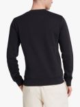 Farah Tim Slim Fit Organic Cotton Terry Sweatshirt, Black