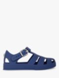 JoJo Maman Bébé Kids' Jelly Buckle Sandals, Navy