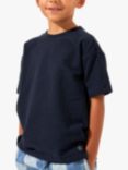 Angel & Rocket Kids' Hector Textured T-Shirt, Navy