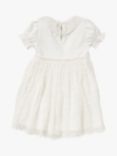 Angel & Rocket Baby Tiered Lace Dress, Cream