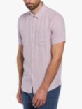 Original Penguin Linen Short Sleeve Shirt, Lavender Frost