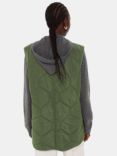 Whistles Ida Quilted Gilet, Khaki