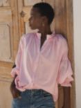 NRBY Esther Cotton Oversized Shirt, Pink