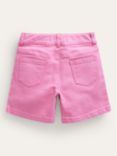 Mini Boden Kids' Denim Shorts, Strawberry Milkshake