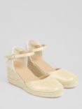 L.K.Bennett Marissa Leather Espadrilles, Gold