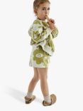 Claude & Co Baby Organic Cotton Smiley Splodge Jumper, Green/Multi
