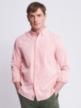 Aubin Hessle Garment Dyed Cotton Shirt, Pink