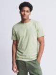 Aubin Logo Cotton T-shirt, Washed Sage