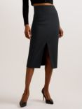 Ted Baker Manabus Tailored Front Split Skirt, Black