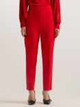 Ted Baker Manabut Slim Leg Tailored Trousers, Red, Red