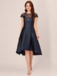 Adrianna Papell Studio Mikado Midi Dress, Midnight