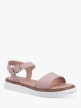 Hush Puppies Cassie Nubuck Leather Sandals, Light Pink