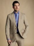 Charles Tyrwhitt Linen Slim Fit Jacket, Taupe