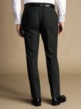 Charles Tyrwhitt Micro Grid Check Slim Fit Suit Trousers