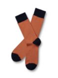 Charles Tyrwhitt Geometric Socks, Peach