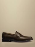 Charles Tyrwhitt Leather Apron Loafers, Chestnut Brown
