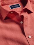 Charles Tyrwhitt Slim Fit Pure Linen Shirt, Coral Pink