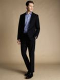 Charles Tyrwhitt Slim Fit Ultimate Performance Stripe Suit Jacket, Dark Navy