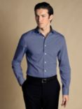 Charles Tyrwhitt Non-Iron Poplin Shirt, Indigo