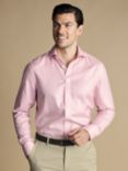 Charles Tyrwhitt Key Gingham Non-Iron Twill Shirt, Pink