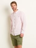 Brakeburn Fine Stripe Long Sleeve Shirt, Pink