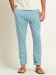 Brakeburn Linen Cargo Trousers, Blue