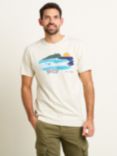 Brakeburn Bay Cotton T-Shirt, Ecru