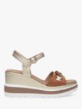 NeroGiardini Leather Wedge Sandals