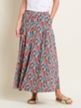 Brakeburn Millie Floral Print Maxi Skirt, Multi