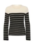 InWear Malone Stripe Jumper, Black/White