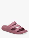 Crocs Getaway Strappy Mules, Dark Pink