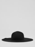 L.K.Bennett Savannah Raffia Hat, Black