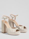 L.K.Bennett Rosa Nappa Leather Formal Sandals, Ecru