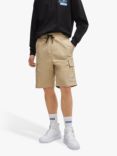 HUGO Giulio Drawstring Shorts, Medium Beige