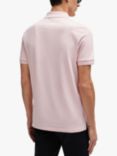 BOSS Pallas Regular Fit Polo Shirt, Pastel Pink