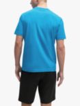 BOSS Flag Artwork Cotton T-Shirt, Turquoise