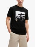 BOSS Sea Horse Graphic T-Shirt, Black