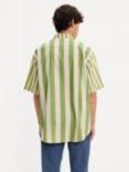 Levi's Skate Short Sleeve Woven Shirt, Green/White