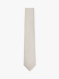 BOSS Tailored Timeless Silk Blend Tie, Light Beige