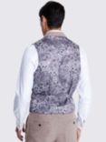 Moss Slim Fit Wool Blend Waistcoat, Beige