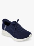 Skechers Vegan Ultra Flex 3.0 Brilliant Path Trainers, Navy