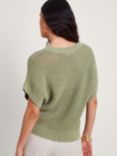 Monsoon Sia Slouch Jumper, Khaki