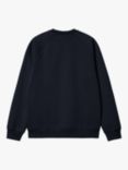 Carhartt WIP Regular Fit Jumper, Dark Navy / Gold