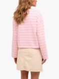 Soaked In Luxury Neo Striped Boxy T-Shirt, Pastel Lavender