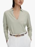 Reiss Nellie Collared Knitted Top