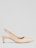 L.K.Bennett Alyssa Leather Slingback Court Shoes, Cream