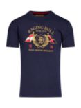 Raging Bull Flags T-Shirt, Navy, Navy